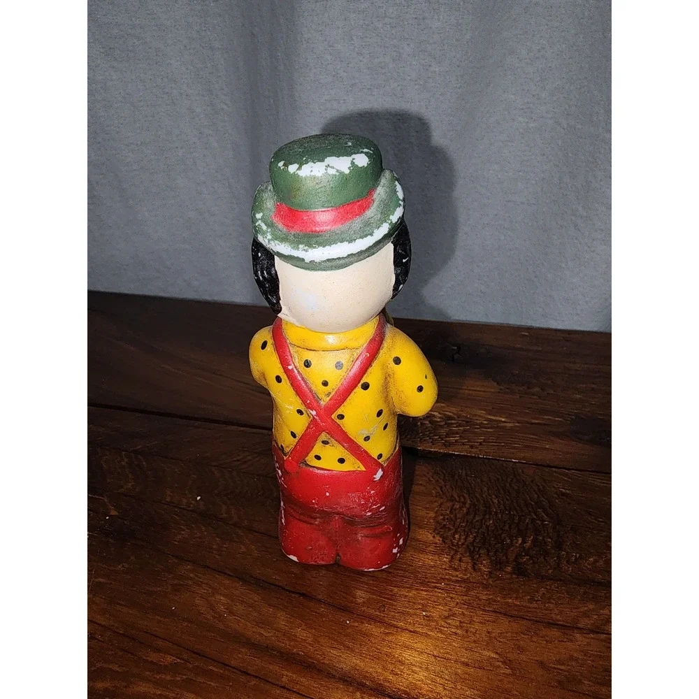 Clown with flowers vintage Porcelain Figurine‎